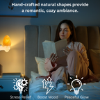 Spantik Pink Himalayan Salt Lamp – Hand Carved Night Light