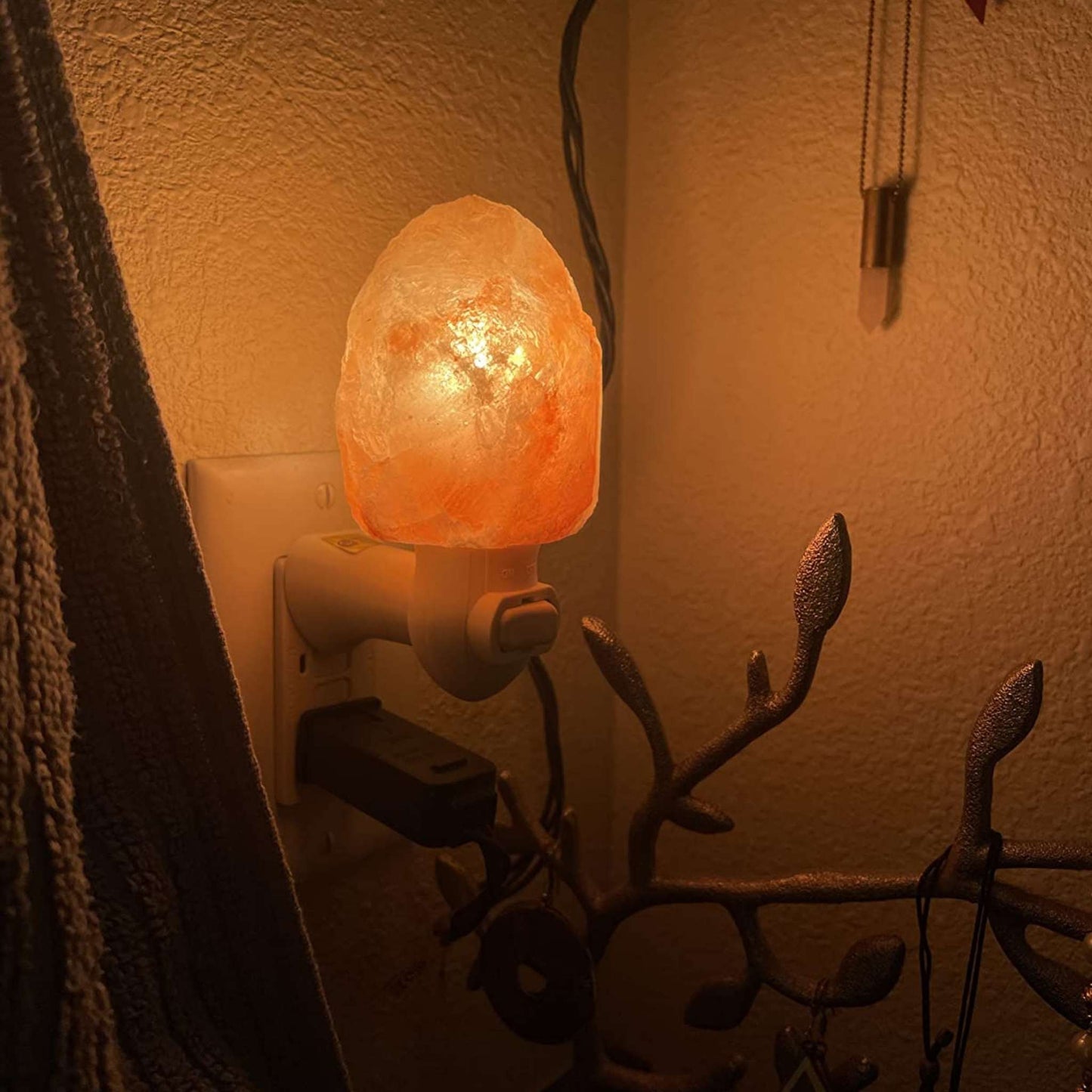 Spantik Pink Himalayan Salt Lamp – Hand Carved Night Light