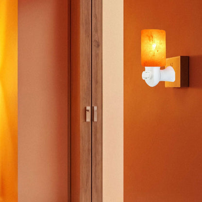 Spantik Himalayan Rock Salt Night Light Cylinder Shape 2 Pack
