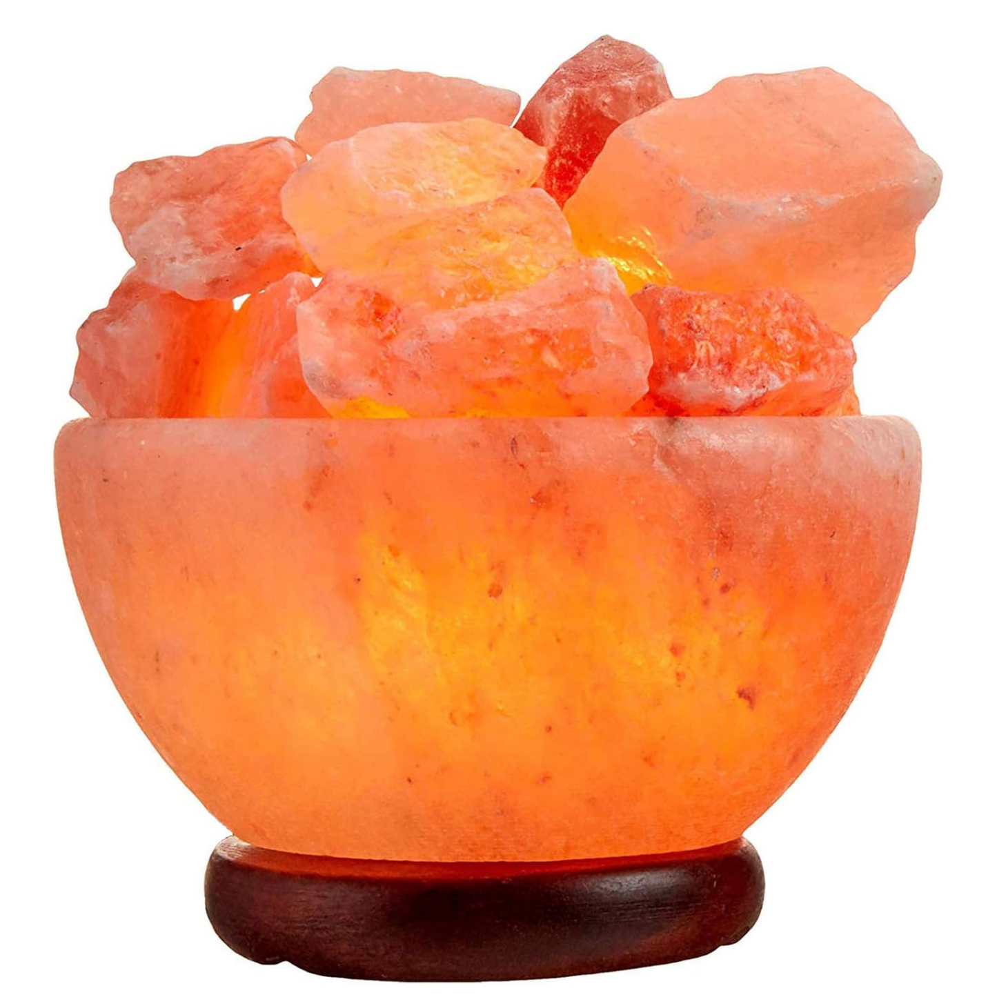 Spantik Himalayan Fire Bowl Salt Lamp with Salt Chunks