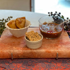 Spantik Himalayan Cooking Salt Block Set with Steel Tray 12x8x1.5