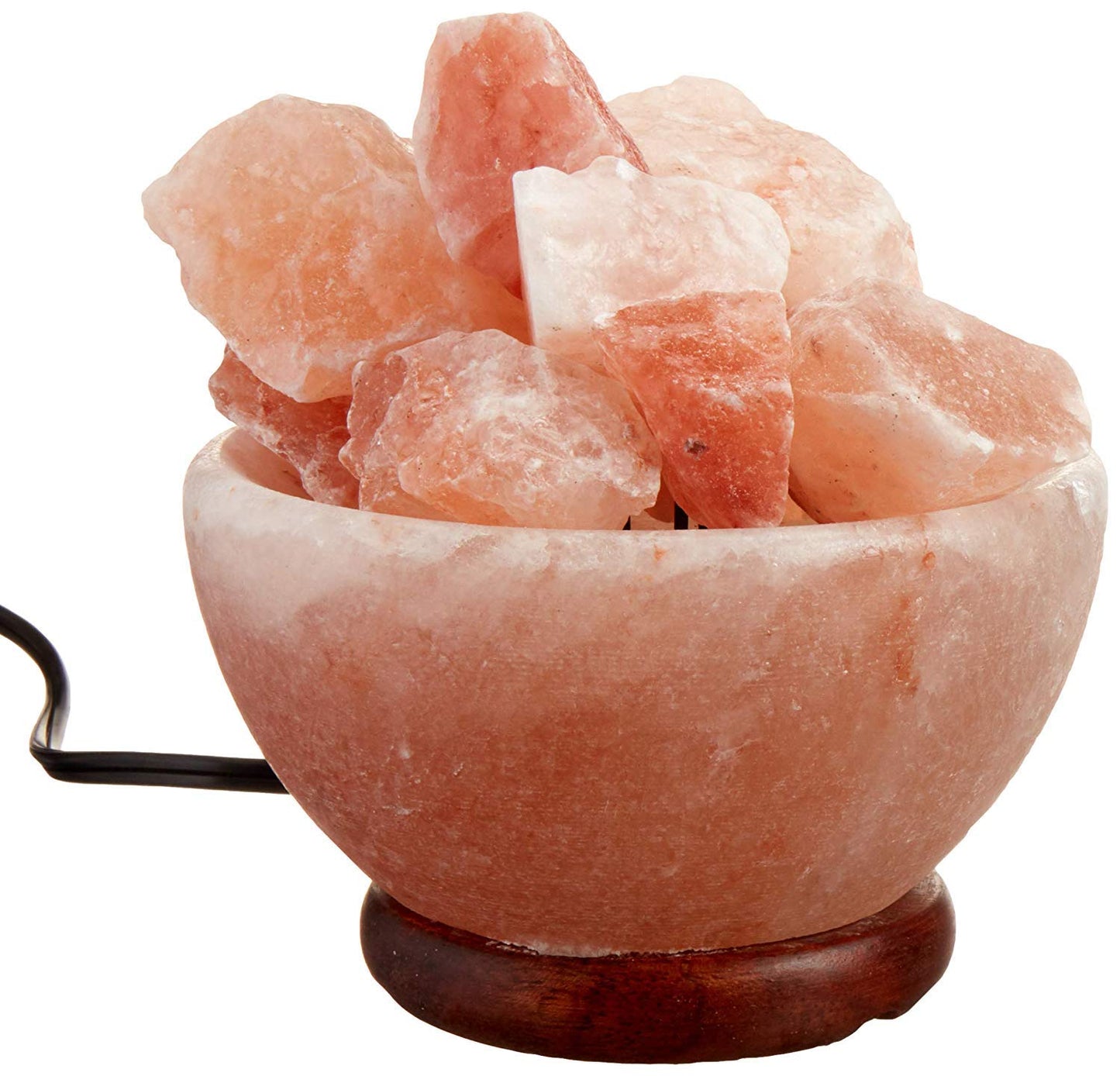 Spantik Himalayan Fire Bowl Salt Lamp with Salt Chunks