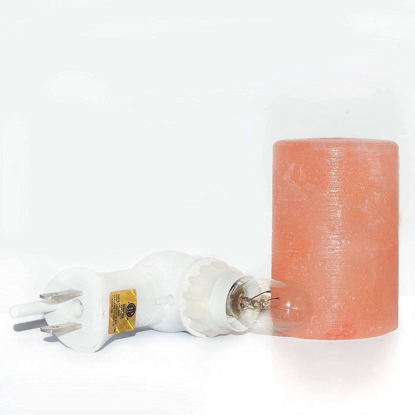 Spantik Himalayan Rock Salt Night Light Cylinder Shape 2 Pack