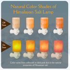 Spantik Himalayan Rock Salt Night Light Cylinder Shape 2 Pack