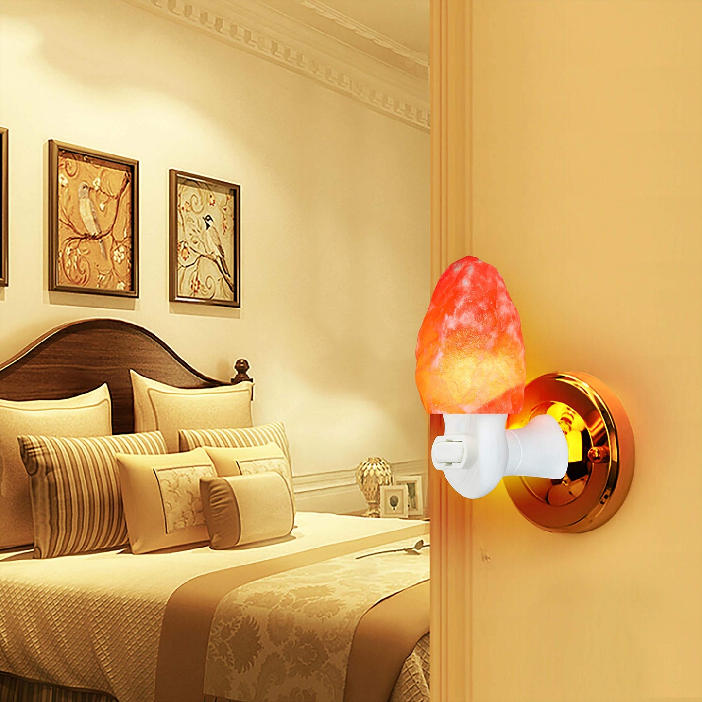Spantik Pink Himalayan Salt Lamp – Hand Carved Night Light