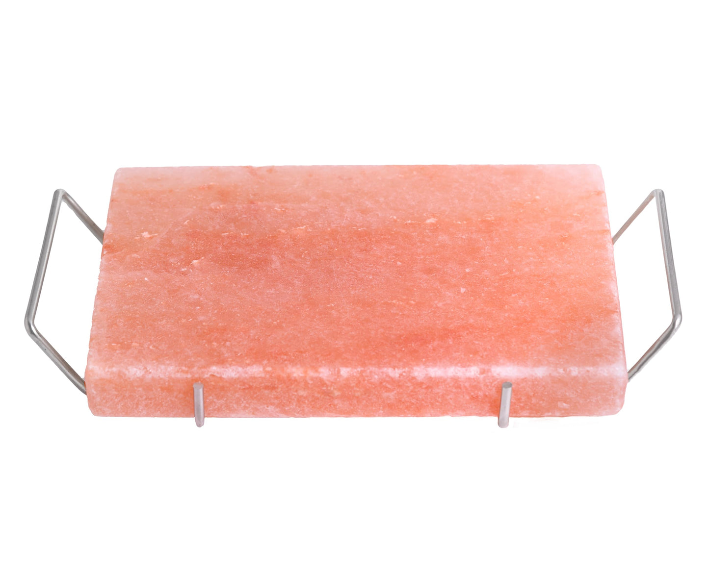 Spantik Himalayan Cooking Salt Block Set with Steel Tray 12x8x1.5