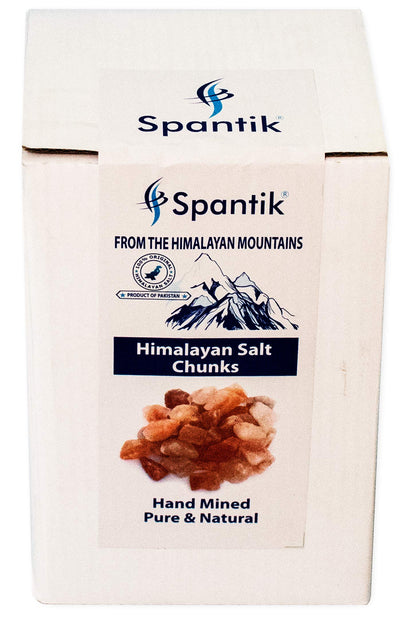 Spantik Himalayan Salt Chunks 10 lbs – Natural Pink Rock Salt