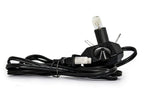 Spantik Salt Lamp Replacement Cord with Dimmer & Bulb – 6ft UL Listed E12 Socket